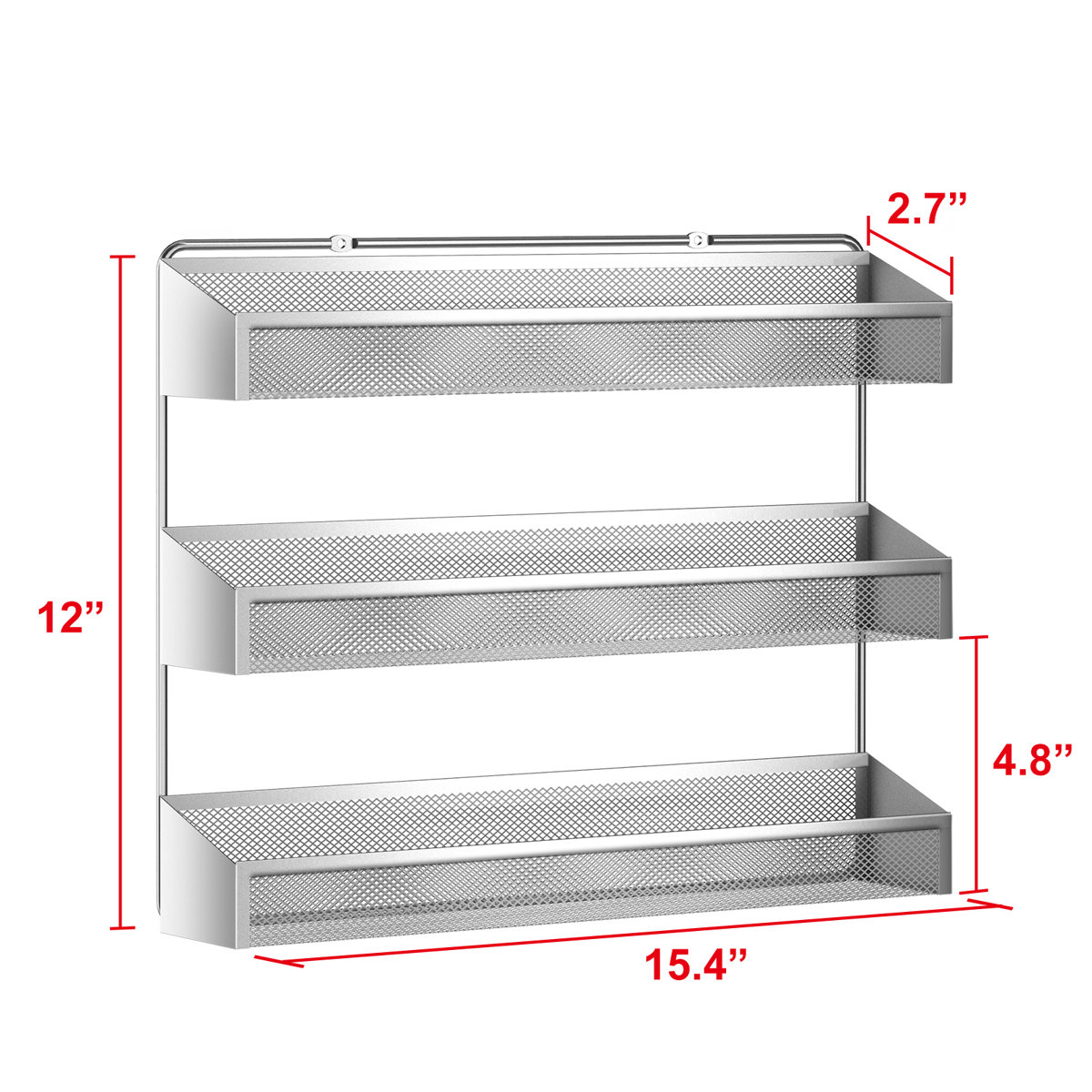 Wall Spice Rack (Set of 2)